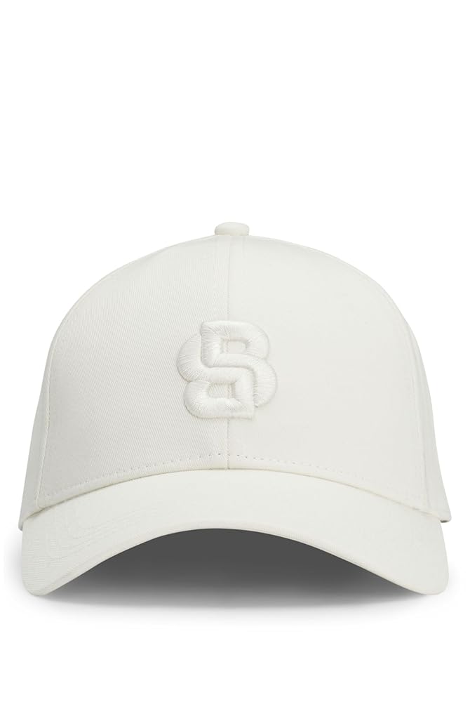 小物 BOSS BOSS - Taffeta cap with laser-cut dot pattern - Dark Grey